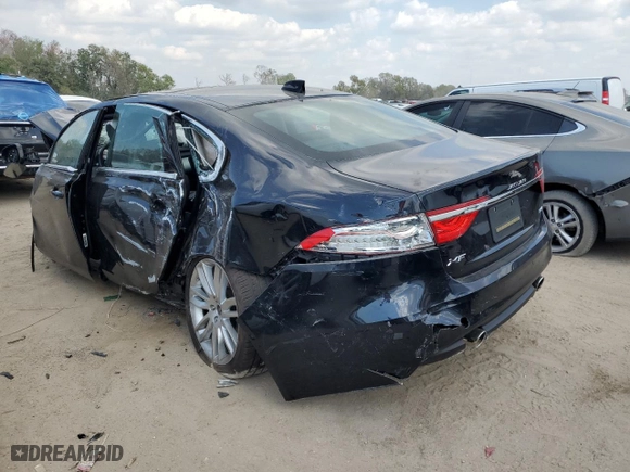 2016 Jaguar XF 35t Prestige with VIN SAJBE4BV0GCY09695, listed as a Copart auction lot 42502473 with 62,923 mi miles and Salvage Title. Bid and sale history available at carsss.com. Image 2.