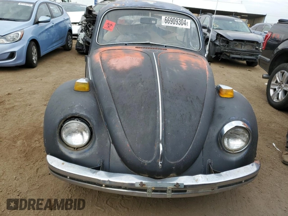 1970 Volkswagen Beetle with VIN 1102591381, listed as a Copart auction lot 66909304 with 10,152 mi miles and Non Repairable. Bid and sale history available at DreamBid. Image 5.