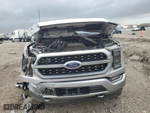 2022 Ford F-150 XL with VIN 1FTFW1E87NFC33889, listed as a Copart auction lot 47225195 with 89,216 mi miles and Salvage Title. Bid and sale history available at carsss.com. Image 5.