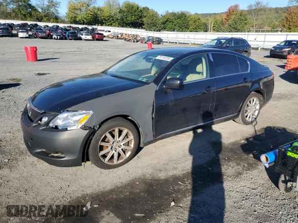 2007 Lexus GS 350 with VIN JTHCE96S470005528, listed as a Copart auction lot 75119724 with 0 mi miles and Clean Title. Bid and sale history available at carsss.com. Image 1.