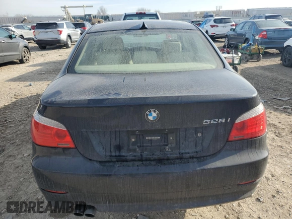 2010 BMW 5 Series 528i xDrive with VIN WBANV1C53AC445348, listed as a Copart auction lot 85773804 with 146,573 mi miles and Salvage Title. Bid and sale history available at carsss.com. Image 6.