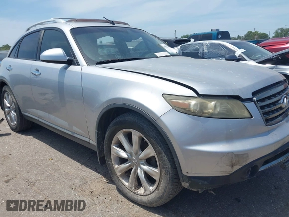 2008 Infiniti FX z VIN JNRAS08U18X103386, wystawiony jako IAAI lot #42260026 z przebiegiem Nie podano mil oraz . Historia ofert i sprzedaży dostępna na DreamBid. Obrazek 1.