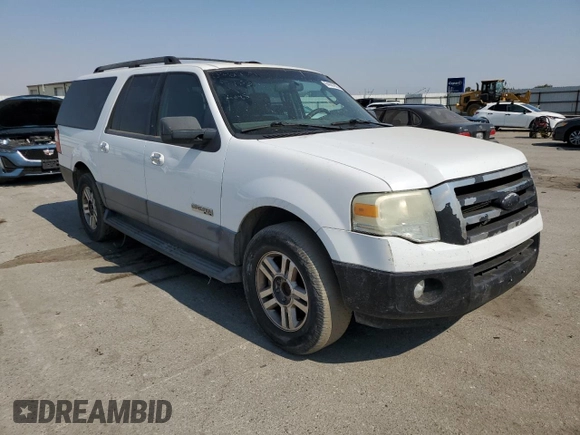 2007 Ford Expedition Max XLT with VIN 1FMFK15577LA14643, listed as a Copart auction lot 64087855 with 158,861 mi miles and Clean title. Bid and sale history available at DreamBid. Image 4.