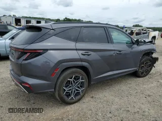 2022 Hyundai Tucson N Line with VIN KM8JF3AE4NU100497, listed as a Copart auction lot 65032454 with 0 mi miles and Salvage Title. Bid and sale history available at carsss.com. Image 3.