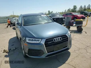 2018 Audi Q3 Premium Plus with VIN WA1JCCFS1JR011991, listed as a Copart auction lot 55063625 with 57,962 mi miles and Salvage title. Bid and sale history available at DreamBid. Image 15.