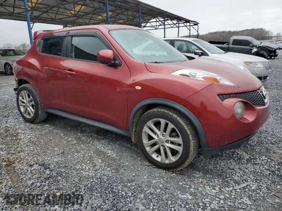 2013 Nissan Juke SV with VIN JN8AF5MR1DT225173, listed as a Copart auction lot 47866995 with 177,116 mi miles and Salvage Title. Bid and sale history available at carsss.com. Image 4.