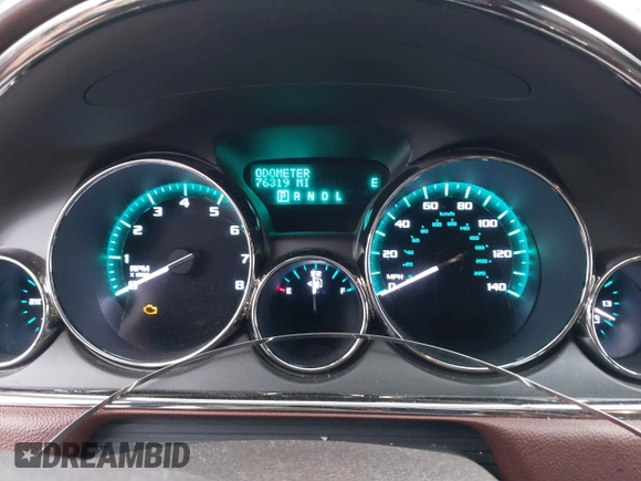 2014 Buick Enclave Premium with VIN 5GAKVCKDXEJ243216, listed as a IAAI auction lot 41709325 with 76,319 mi miles and . Bid and sale history available at DreamBid. Image 7.