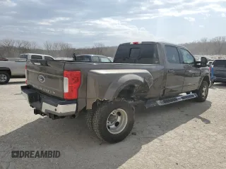 2017 Ford F-350 Lariat with VIN 1FT8W3DT7HED26111, listed as a Copart auction lot 48925405 with 147,787 mi miles and Salvage title. Bid and sale history available at DreamBid. Image 3.