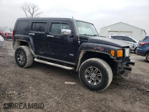 2008 Hummer H3 SUV Luxury with VIN 5GTEN43E888192344, listed as a Copart auction lot 84452414 with 149,666 mi miles and Salvage Title. Bid and sale history available at carsss.com. Image 4.