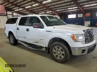 2011 Ford F-150 XLT with VIN 1FTFW1ET5BFC01720, listed as a Copart auction lot 52070125 with 192,160 mi miles and Salvage Title. Bid and sale history available at carsss.com. Image 4.
