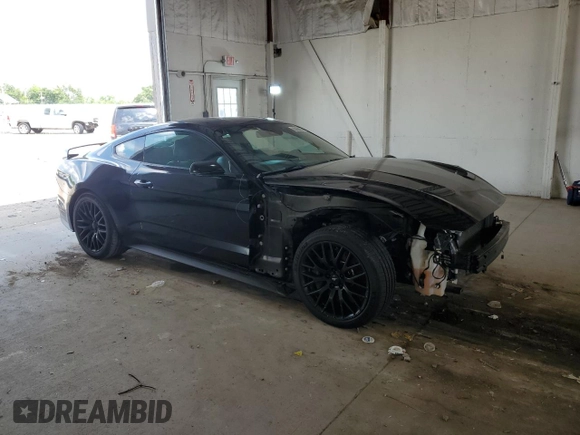 2018 Ford Mustang GT with VIN 1FA6P8CF1J5107878, listed as a Copart auction lot 56568235 with 89,279 mi miles and Salvage title. Bid and sale history available at DreamBid. Image 4.