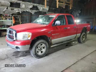 2007 Dodge 1500 SLT с VIN 1D7HU18267J628352, выставлен на аукционе Copart как лот 56397715 с пробегом 206 423 миль миль и Списание • Salvage title. История ставок и продаж доступна на DreamBid. Изображение 1.