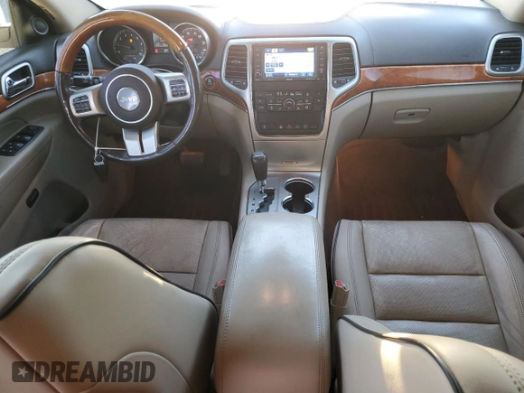 2011 Jeep Grand Cherokee Overland with VIN 1J4RS6GG9BC629680, listed as a Copart auction lot 83861474 with 175,547 mi miles and Salvage Title. Bid and sale history available at DreamBid. Image 8.