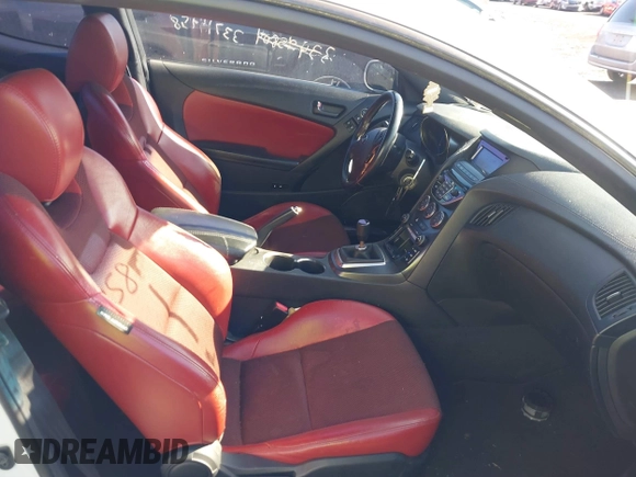 2013 Hyundai Genesis Coupe Grand Touring with VIN KMHHU6KJ7DU096543, listed as a IAAI auction lot 33714958 with 129,768 mi miles and . Bid and sale history available at DreamBid. Image 5.