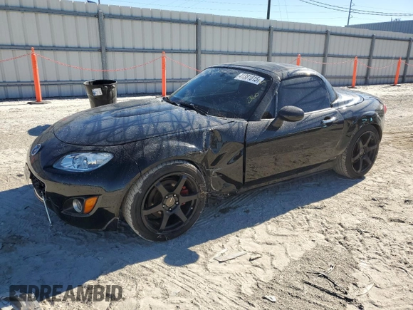 2010 Mazda MX-5 Miata Grand Touring with VIN JM1NC2FFXA0208277, listed as a Copart auction lot 41381815 with 98,293 mi miles and Salvage title. Bid and sale history available at DreamBid. Image 1.