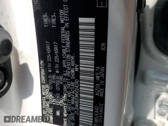 2021 Lexus NX 300 z VIN JTJDARBZ0M5024240, wystawiony jako Copart lot #59878495 z przebiegiem 85 467 mil mil oraz Szkoda całkowita • Salvage title. Historia ofert i sprzedaży dostępna na DreamBid. Obrazek 13.