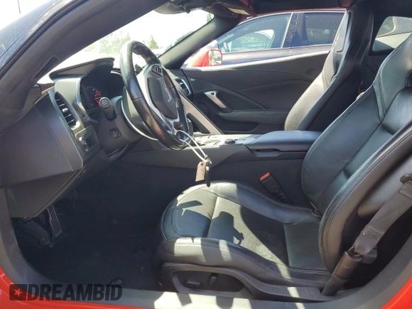 2019 Chevrolet Corvette 1LT with VIN 1G1YB2D73K5111639, listed as a Copart auction lot 50060404 with 24,787 mi miles and Salvage Title. Bid and sale history available at carsss.com. Image 7.