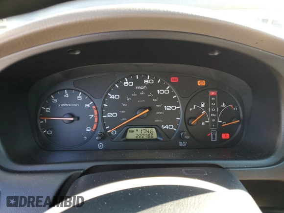 2004 Honda Odyssey EX-L with VIN 5FNRL189X4B000098, listed as a Copart auction lot 44367915 with 222,786 mi miles and Salvage Title. Bid and sale history available at DreamBid. Image 9.