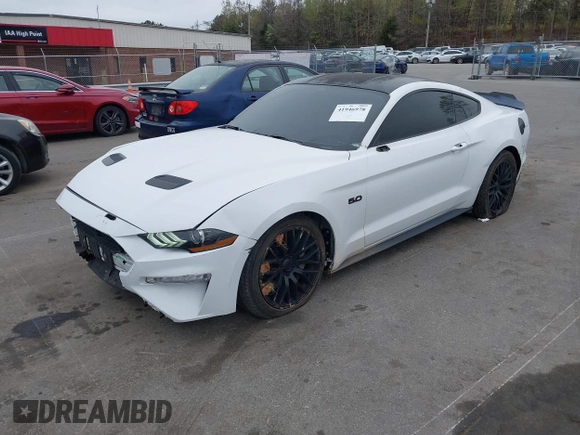 2020 Ford Mustang GT with VIN 1FA6P8CF2L5189929, listed as a IAAI auction lot 41946978 with 41,810 mi miles and . Bid and sale history available at DreamBid. Image 17.