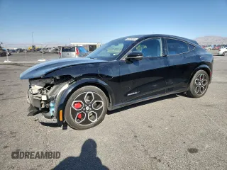 2023 Ford Mustang Mach-E GT with VIN 3FMTK4SE6PMA61931, listed as a Copart auction lot 62026605 with 15,265 mi miles and Salvage title. Bid and sale history available at DreamBid. Image 1.