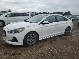 2018 Hyundai Sonata Hybrid Limited with VIN KMHE34L31JA078496, listed as a Copart auction lot 53754194 with 96,918 mi miles and Salvage Title. Bid and sale history available at carsss.com. Image 1.