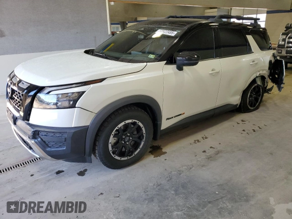 2023 Nissan Pathfinder SV с VIN 5N1DR3BD0PC203788, выставлен на аукционе Copart как лот 50522495 с пробегом 37 204 миль миль и Списание • Salvage title. История ставок и продаж доступна на DreamBid. Изображение 1.
