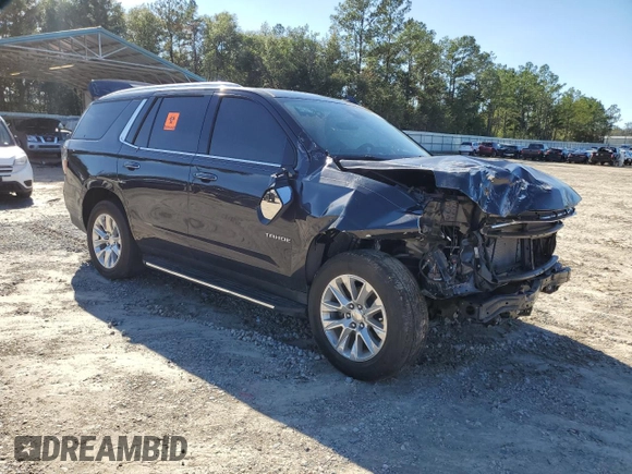 2023 Chevrolet Tahoe Premier with VIN 1GNSCSKD0PR110250, listed as a Copart auction lot 79266234 with 46,057 mi miles and Non Repairable. Bid and sale history available at carsss.com. Image 4.