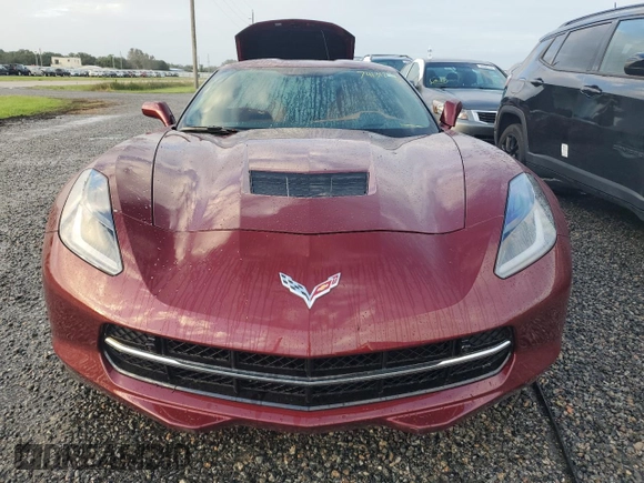2018 Chevrolet Corvette 2LT with VIN 1G1YD2D79J5105109, listed as a Copart auction lot 74131274 with 13,690 mi miles and Non Repairable. Bid and sale history available at carsss.com. Image 5.