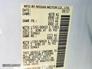 2017 Nissan Titan XD PRO-4X with VIN 1N6BA1F42HN575024, listed as a Copart auction lot 52025835 with 23,422 mi miles and Clean Title. Bid and sale history available at carsss.com. Image 12.