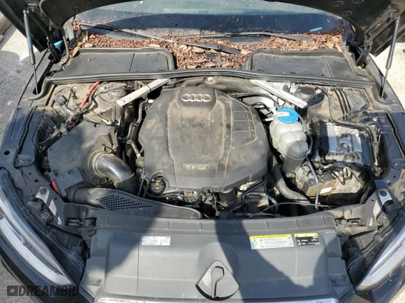 2018 Audi A5 Coupe Premium Plus with VIN WAUPNAF53JA134650, listed as a Copart auction lot 46459605 with 104,986 mi miles and Clean Title. Bid and sale history available at carsss.com. Image 11.