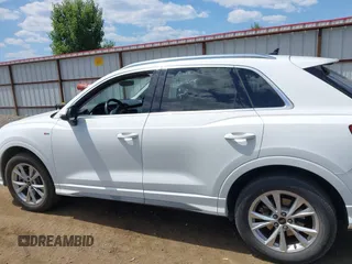 2023 Audi Q3 S line Premium with VIN WA1DECF32P1089395, listed as a IAAI auction lot 42726165 with 48,093 mi miles and . Bid and sale history available at DreamBid. Image 14.