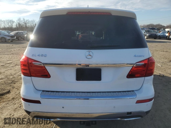 2016 Mercedes-Benz GL with VIN 4JGDF6EE8GA705782, listed as a Copart auction lot 87258414 with 89,769 mi miles and Non Repairable. Bid and sale history available at carsss.com. Image 6.