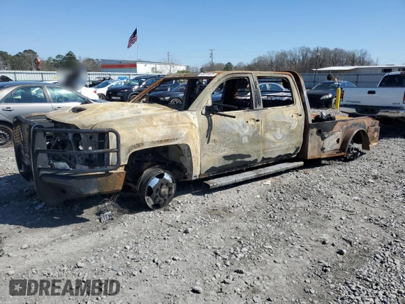 2017 Chevrolet Silverado 3500HD High Country with VIN 1GC4K1EY8HF108214, listed as a Copart auction lot 48519825 with Not Provided miles and Non Repairable. Bid and sale history available at DreamBid. Image 1.
