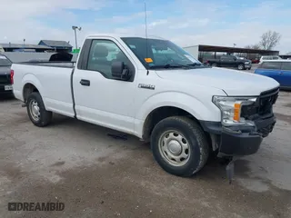 2019 Ford F-150 XL with VIN 1FTMF1CB8KKC91003, listed as a IAAI auction lot 41333214 with 50,160 mi miles. Bid and sale history available at carsss.com. Image 1.