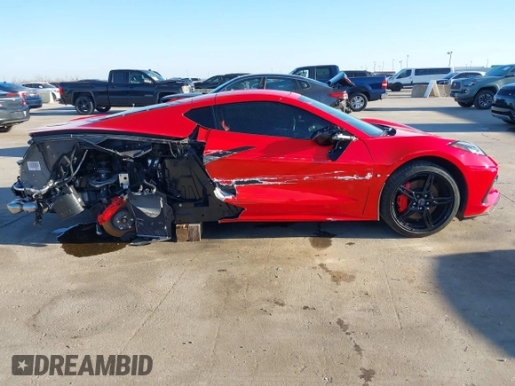 2021 Chevrolet Corvette 2LT with VIN 1G1YB2D42M5115027, listed as a IAAI auction lot 41484177 with 17,268 mi miles. Bid and sale history available at carsss.com. Image 14.