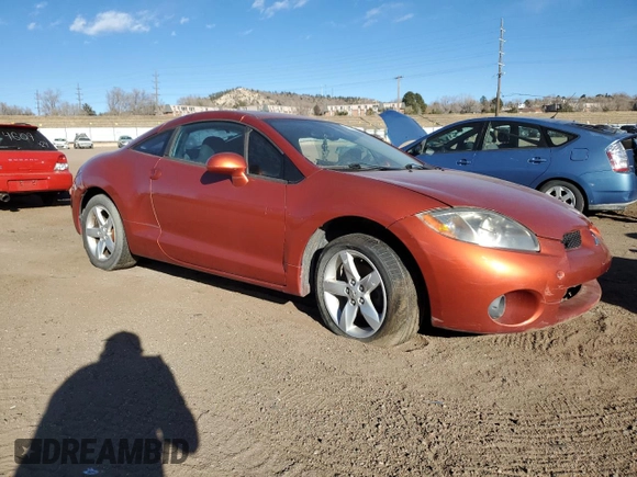 2007 Mitsubishi Eclipse GS with VIN 4A3AK24F77E037680, listed as a Copart auction lot 87070254 with 207,510 mi miles and Non Repairable. Bid and sale history available at DreamBid. Image 4.
