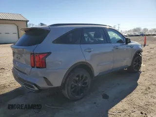 2022 Kia Sorento SX with VIN 5XYRKDLF7NG142808, listed as a Copart auction lot 43164095 with 41,633 mi miles and Salvage Title. Bid and sale history available at carsss.com. Image 3.