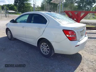 2017 Chevrolet Sonic LT with VIN 1G1JD5SHXH4132396, listed as a IAAI auction lot 42394041 with 106,893 mi miles and . Bid and sale history available at DreamBid. Image 3.