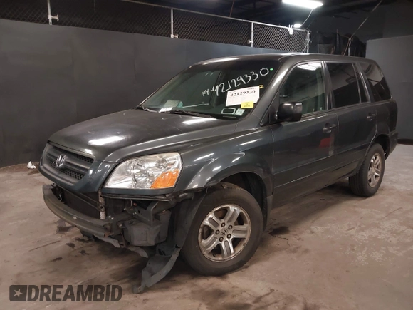 2003 Honda Pilot EX with VIN 2HKYF18603H581684, listed as a IAAI auction lot 42129330 with 186,138 mi miles and . Bid and sale history available at DreamBid. Image 18.