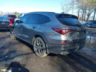 2022 Acura MDX w/A-Spec Package with VIN 5J8YE1H09NL035478, listed as a IAAI auction lot 41911403 with 77,529 mi miles. Bid and sale history available at carsss.com. Image 3.