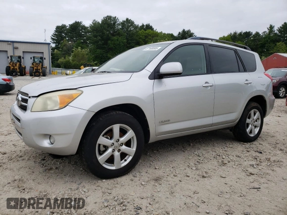 2007 Toyota RAV4 Limited with VIN JTMBD31V775090107, listed as a Copart auction lot 57168895 with 180,950 mi miles and Clean title. Bid and sale history available at DreamBid. Image 1.