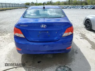 2013 Hyundai Accent GLS with VIN KMHCT4AE4DU409439, listed as a Copart auction lot 53118785 with 156,238 mi miles and Salvage Title. Bid and sale history available at carsss.com. Image 6.