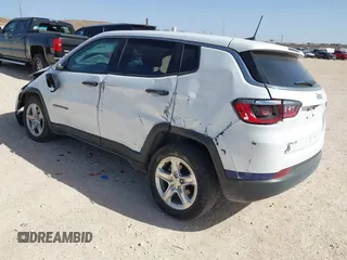 2023 Jeep Compass Sport with VIN 3C4NJDAN8PT564612, listed as a IAAI auction lot 41639296 with 54,463 mi miles and . Bid and sale history available at DreamBid. Image 3.