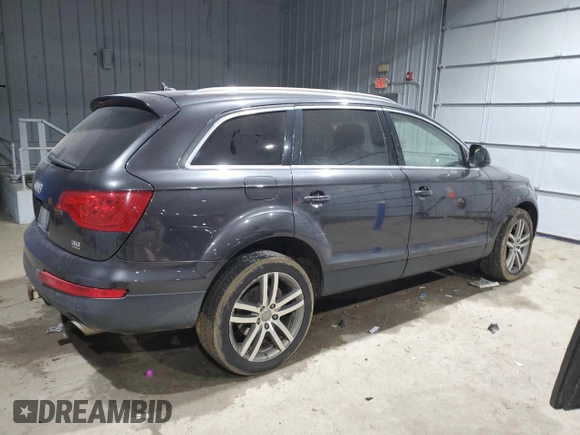 2009 Audi Q7 Premium Plus with VIN WA1AY74L09D019027, listed as a Copart auction lot 41426675 with 144,020 mi miles and Salvage title. Bid and sale history available at DreamBid. Image 3.