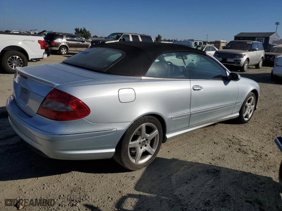 2006 Mercedes-Benz CLK-Class 5.0L with VIN WDBTK75G96T063626, listed as a Copart auction lot 73491074 with 129,085 mi miles and Clean Title. Bid and sale history available at carsss.com. Image 3.