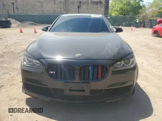 2014 BMW 7 Series 750i xDrive with VIN WBAYB6C52ED224536, listed as a Copart auction lot 54397595 with 107,410 mi miles and Salvage title. Bid and sale history available at DreamBid. Image 5.