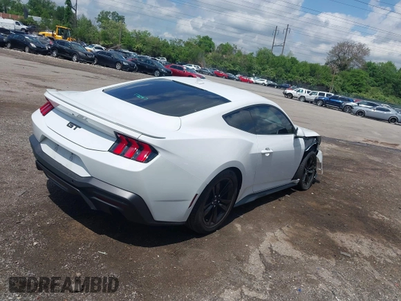 2024 Ford Mustang GT with VIN 1FA6P8CF0R5411649, listed as a IAAI auction lot 42205236 with 22,362 mi miles and . Bid and sale history available at DreamBid. Image 4.