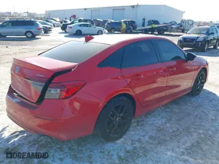 2024 Honda Civic Sedan Sport with VIN 2HGFE2F59RH554562, listed as a IAAI auction lot 41647258 with 12,798 mi miles. Bid and sale history available at carsss.com. Image 4.