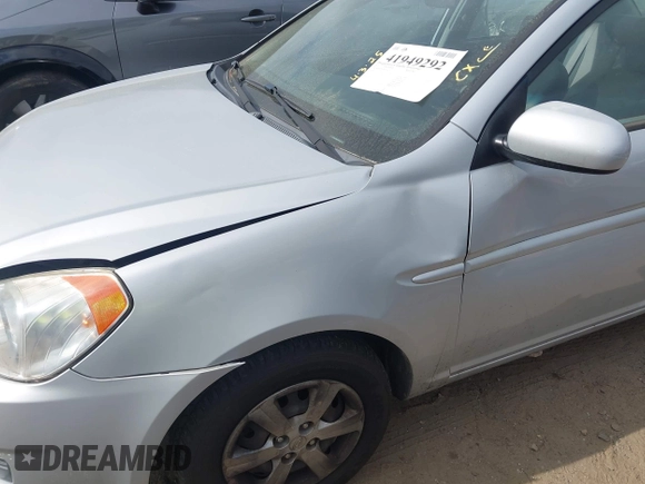 2011 Hyundai Accent GLS with VIN KMHCN4AC5BU603015, listed as a IAAI auction lot 41949292 with 206,879 mi miles and . Bid and sale history available at DreamBid. Image 13.