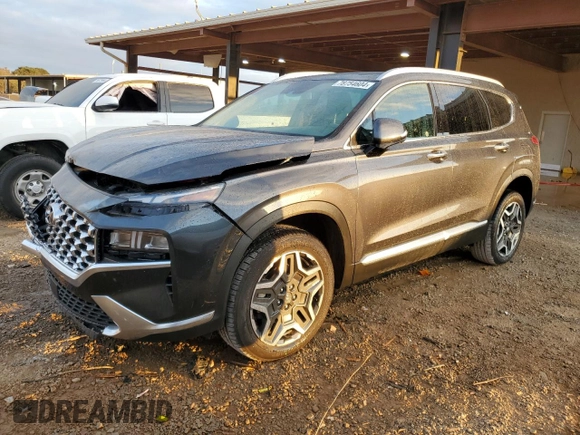 2023 Hyundai Santa Fe Hybrid SEL Premium with VIN 5NMS3DA12PH015964, listed as a Copart auction lot 78754604 with 6,633 mi miles and Salvage Title. Bid and sale history available at carsss.com. Image 1.